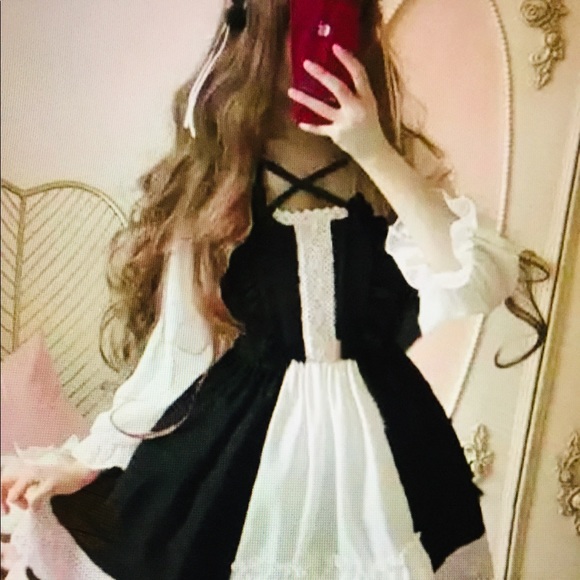 NEW Sweet Harajuku Lolita Dress - Picture 7 of 7